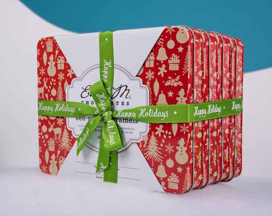 Holiday tin design