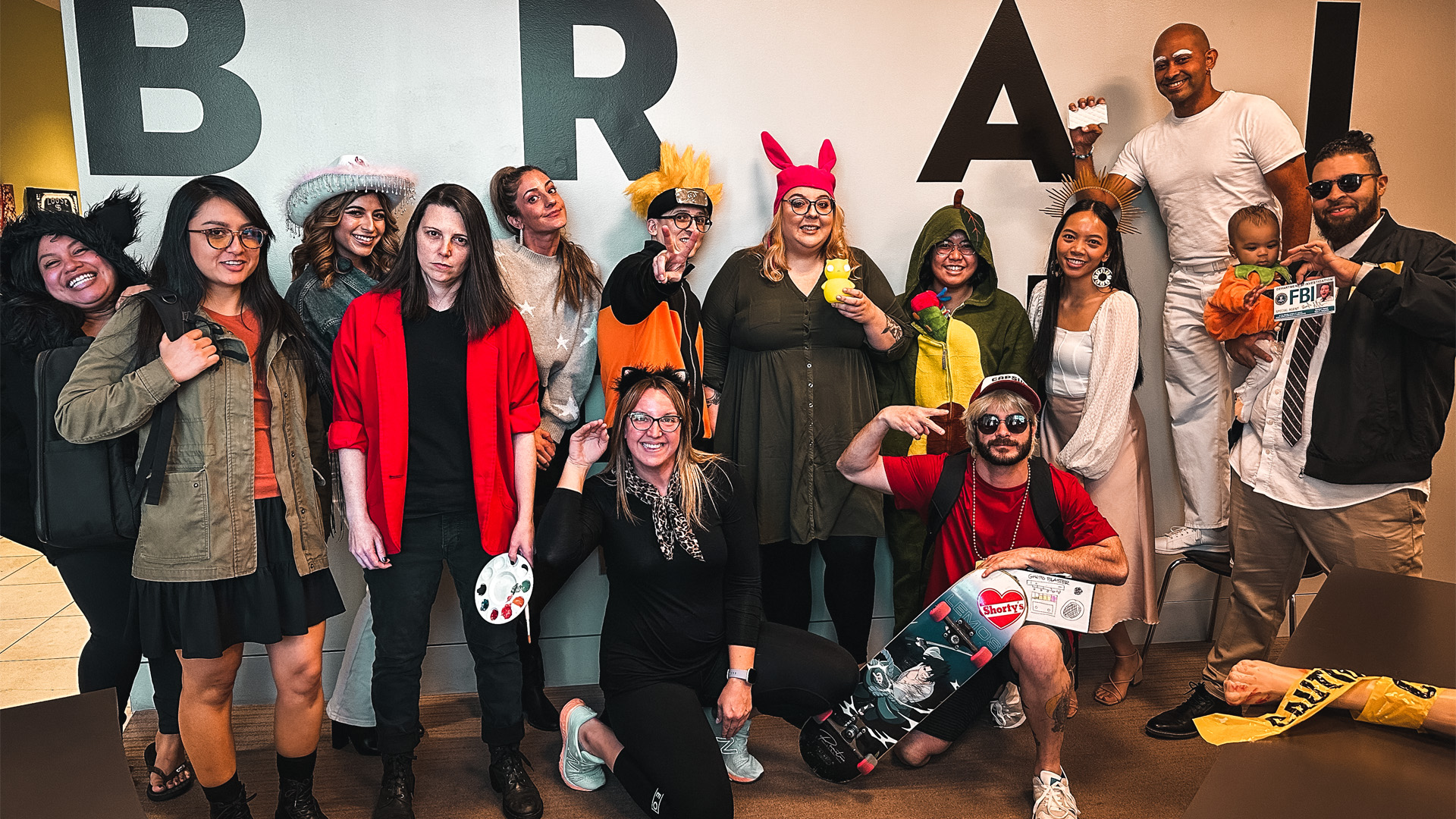 Group at Halloween