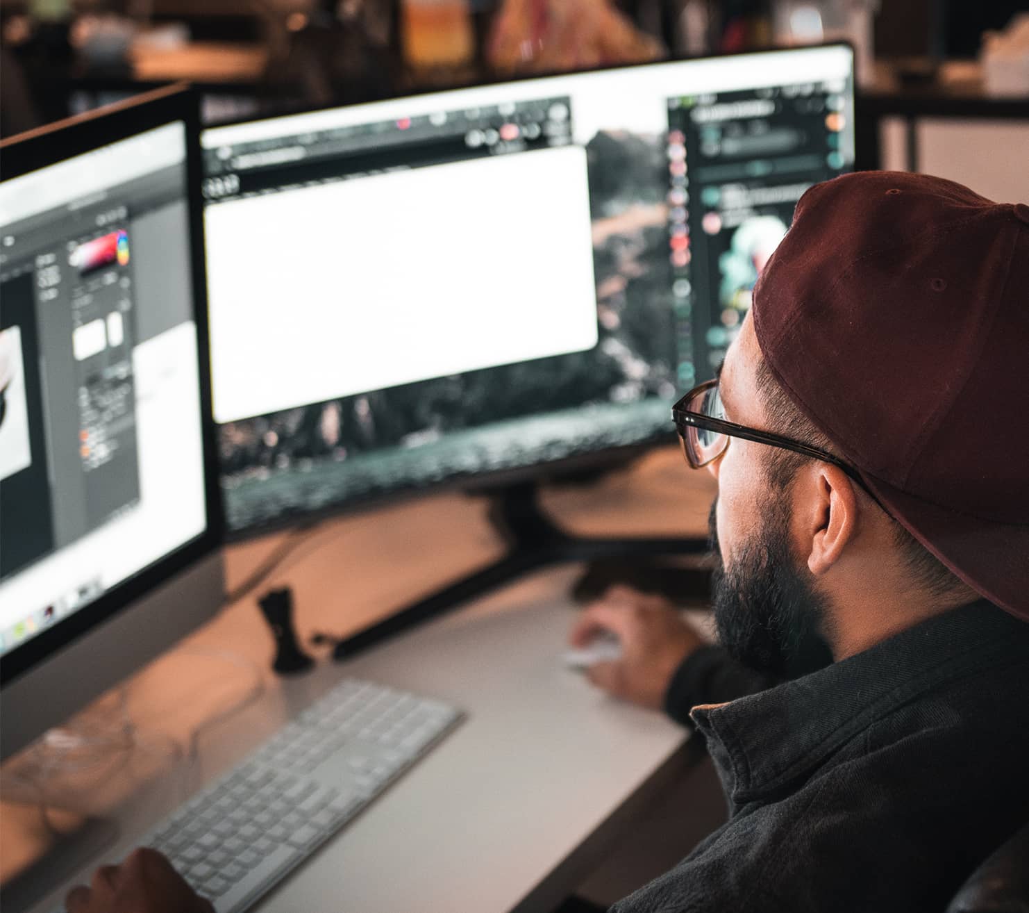 Designer working