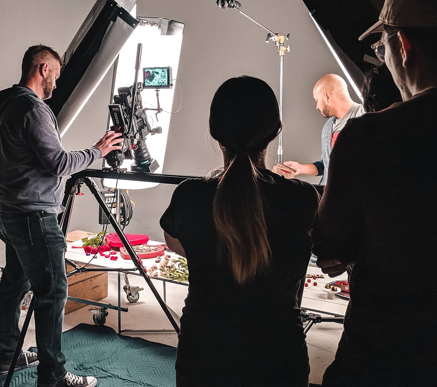 Behind the scenes