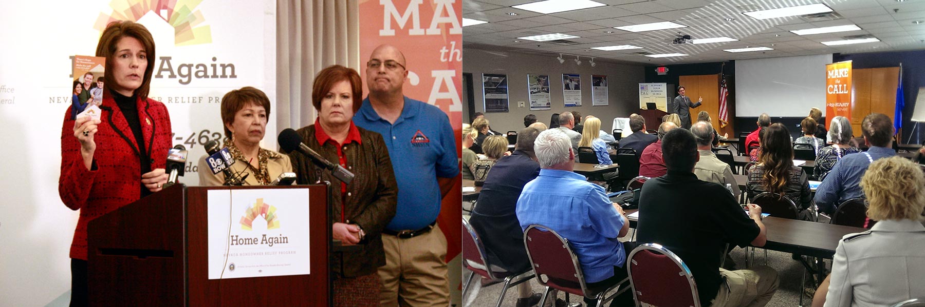 Press event for campaign launch