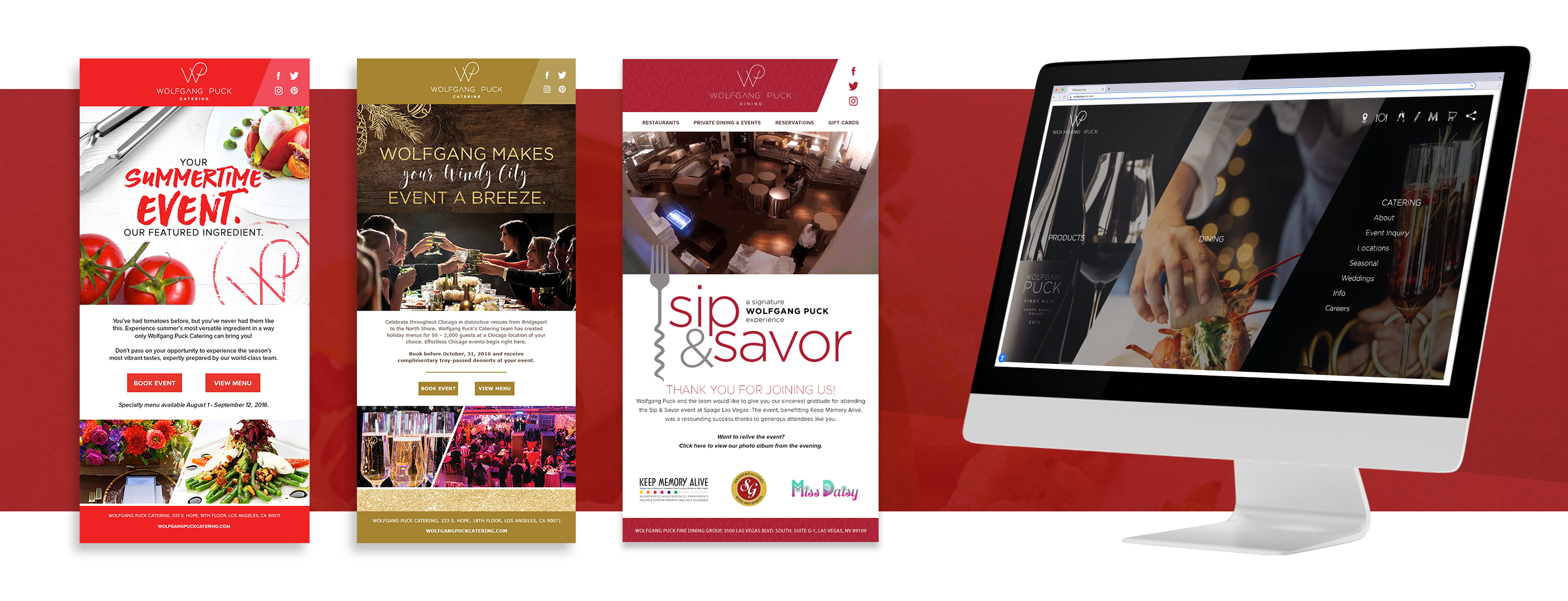 Wolfgang Puck digital ads