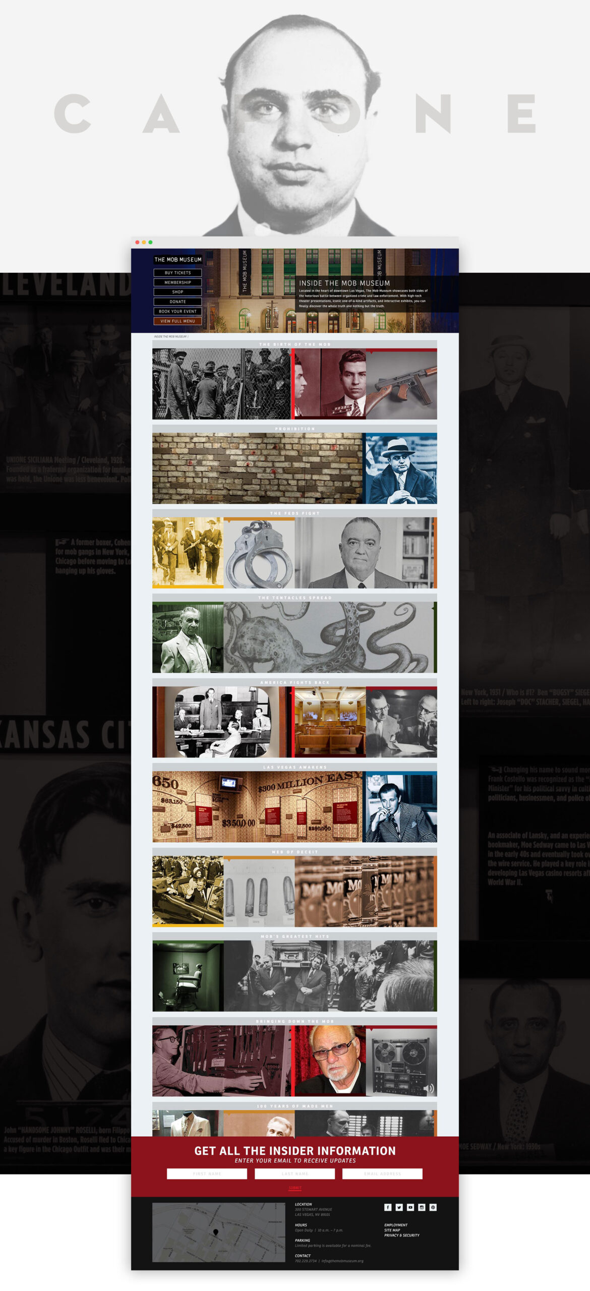 Mob Museum website
