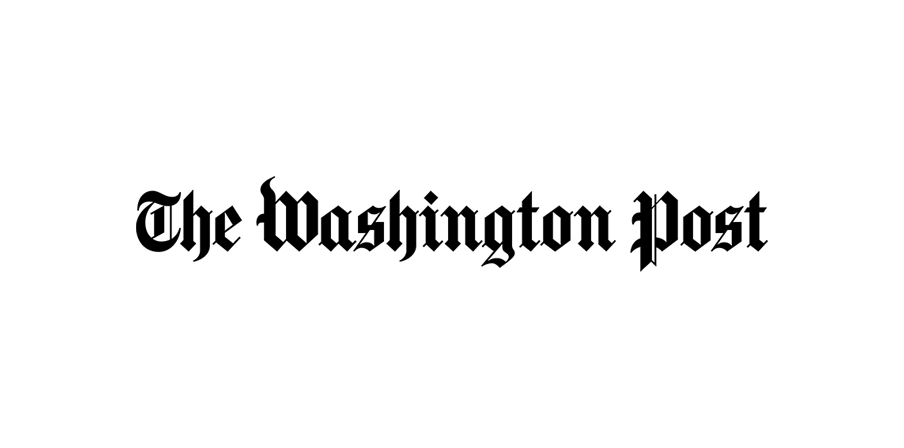 The Washington Post logo in black gothic font on a white background.